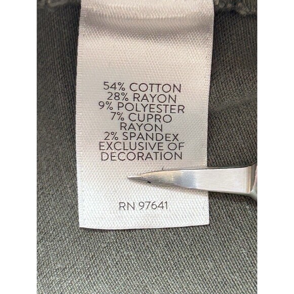 J. Jill Womens Size 22 Green Embroidered Pants‎ - Picture 7 of 10